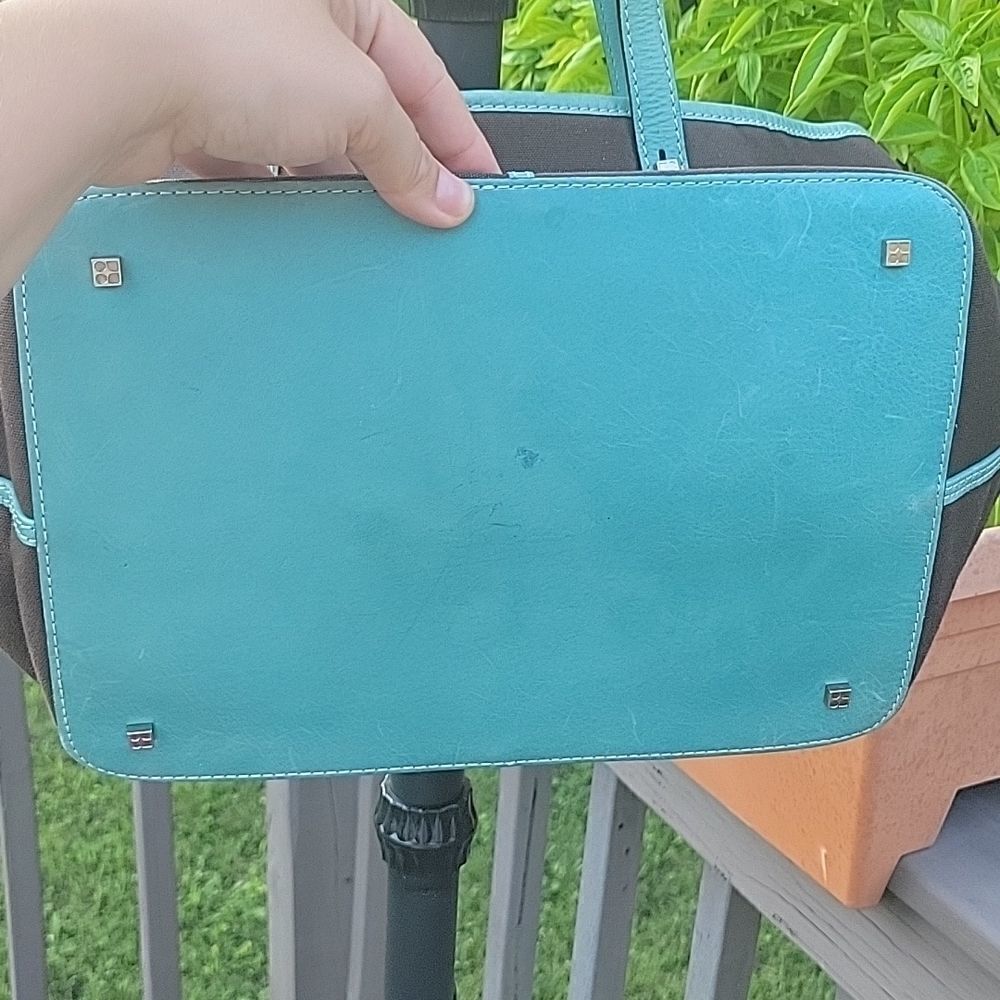 Kate spade brown canvas tote - Picture 6 of 8